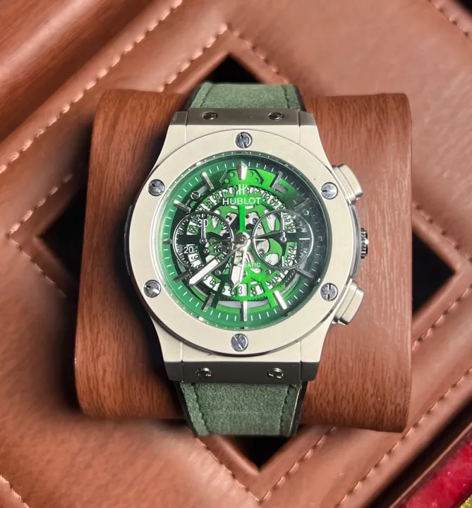 java – nauČi sam Images High Quality Grahic HUBLOT Skeleton Chronograph – “Verdant Velocity” Edition Green Energy ...