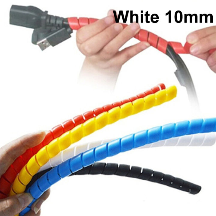 10mm/14mm%20Colorful%20Spiral%20Wire%20Organizer%20Wrap%20Tube%20Flame%20retardant%20Cable%20Sleeve%201m%20-%20Image%202