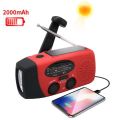 Multifunctional Portable Hand Crank Power Generation Emergency Radio Solar Disaster Prevention FM AM WB NOAA Power Bank.