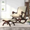 Relaxing Wooden Rocking Chair with pidan and without pidan Made by High Quality Wood.  Easy Chair Poshish Chair Cushion Chair. 