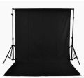 Black Background Cloth 5Ft X 9Ft for Home & Studio Backdrop Photo, Video Shoots. 