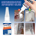 Super Glue, Cyanoacrylate Adhesive, Suitable for Refrigerators, Drawers, Metals, Plastics, Wood, Ceramics, Glass, and DIY Repair. 