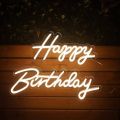 Neon Happy Birthday Light Board - Happy Birthday Neon Board. 