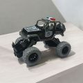 Pull Back Shock Absorber Big Wheel Toy Police Car.
