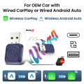 Smallest CarlinKit Wireless CarPlay Adapter MINI Ultra Android Auto Box USB Dongle Plug and Play for OEM Car Seamless Connection.