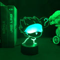 Japanese Anime Jujutsu Kaisen Led Acrylic Stand Satoru Gojo Ryomen Sukuna Fushiguro Megumi Action Figure For Kids Room Lightting. 