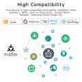 Matter WiFi Smart Switch 16A Smart Home Light Switch Relay Module Voice Control Work with Alexa  Homekit Smartthings 1pc. 
