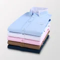 New Shirt Men Cotton Long-sleeve Social Slim Fit Formal Shirt Male Clothes Brand Soft Office Formal Wear Dress. 