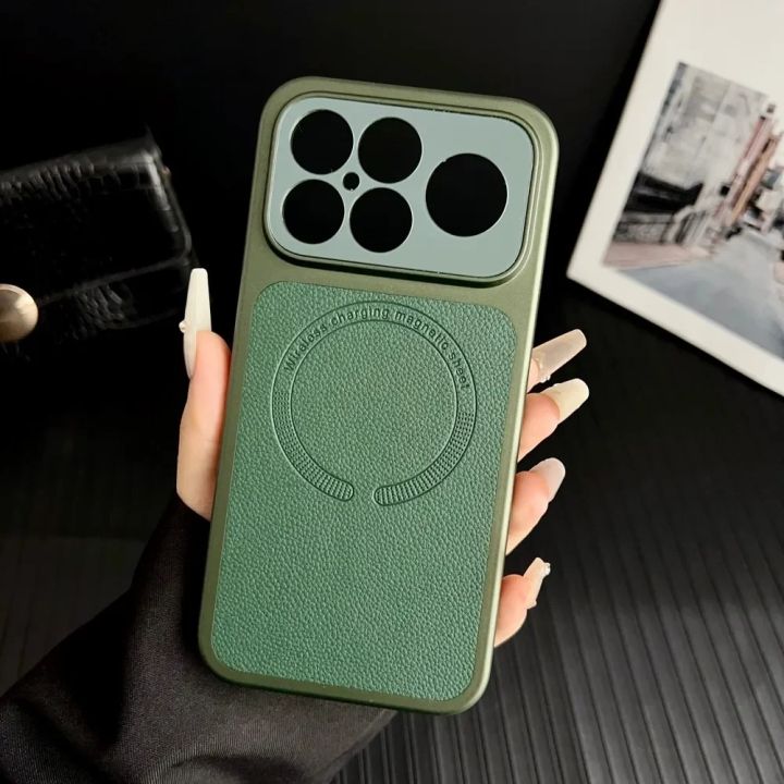 Retro%20Business%20Leather%20Texture%20Magnetic%20Case%20For%20%20POCO%20F9%20F8%20Pro%20Ultra%20Drop%20Proof%20Wireless%20Charging%20Camera%20Protector%20Cover%20-%20Image%207