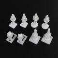 4x Toilet Seat Hinge Bolts Replacement Screws Fixing Fitting Kit Repair Tools. 