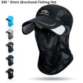 360° Portable Fishing Sun Hat, Outdoor Cycling and Hiking Sun Protection, Detachable and Adjustable Fishing Equipment.