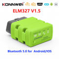 KONNWEI ELM327 V1.5 Auto Scanner Bluetooth 5.0 KW902 OBD2 Car Diagnostic Tool ELM 327 V 1 5 OBD 2 Code Reader for Android iOS.