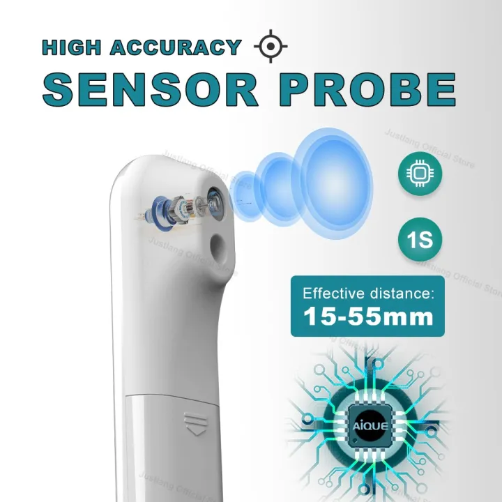 JUSTLANG%20Rechargeable%20Thermometer%20LED%20Forehead%20Digital%20Infrared%20Medical%20Thermometer%20Body%20Temperature%20Fever%20for%20Baby%20Adult%20-%20Image%203