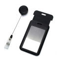 1pc Hospital Retractable Plastic Badge Holder Reel Nurse Exhibition Card Holder Name Card Badge Holder Office Supplies.