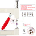 Pearl Setting Machine With 5 Molds | 5-Interchangable Molds(4mm,5mm,6mm,8mm,10mm) | Jewelry Making Tool Kit.. 