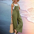 Women Loose Fit Fashion Overalls Wide Leg Baggy Bib Overalls Jumpsuit Dungarees Summer Jumpsuit Casual Elegant Overalls Summer.