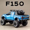 1:32 Scale Raptor F-150 BigFoot Pickup Car Model Toy Pull Back Sound&Light Off Road Truck Models Collection Gifts For Kids. 