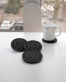 Jesmonite Concrete Mandala Coasters. Beautiful handmade coasters, Coasters, coaster Set, Mandala. 