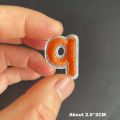26 Letters,A~Z Cartoon Cute Coloured English Alphabet Letter Fabric Embroidery Applique Iron on Patches For Cothing Kids,Shirt. 