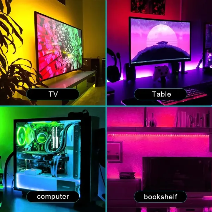 5/10/15/20M%205050%20RGB%20Led%20Strip%20Lights%20For%20Room%20PC%20TV%20Backlight%20Neon%20LED%20%20Party%20Atmosphere%20Flexible%20Diode%20Light%20Color%20Changing%20-%20Image%207