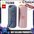 T&G TG365 Portable Bluetooth Speaker Dual Bass LED Wireless Subwoofer Waterproof Outdoor Boombox FM AUX BT TF Music Player. 