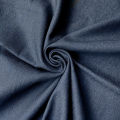 90x145cm Thin Denim Pure Cotton Fabric Solid Blue Handmade Needlework Material for Man Women Jacket Clothes Couture Accessories. 