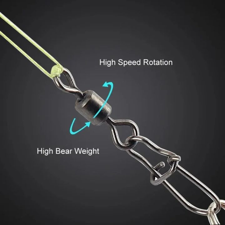 100PCS/Box%20Stainless%20Steel%20Fishing%20Connector%20Pin%204#%206#%208#10#12#%20Bearing%20Rolling%20Swivel%20With%20Snap%20Fishhook%20Lure%20Accessories%20-%20Image%204