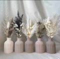 Mini Concrete Flower Vase, Ribbed Concrete Flower Vase,  Design Vases for Home Decore, Vases for Artifical Flowers & Plants, Vases for Natural Dried Grass & Dry Flower Arrangements, Vases for Tabletops, Side tables, Desktops & Coffee tables. 
