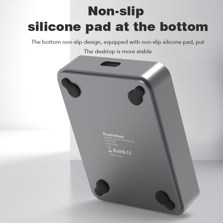 Blueendless%20M2%20NVMe%20Docking%20Station%20M%20Key%20USB%20M%202%20USB%20C%20SSD%20Case%20NVMe%20and%20NGFF%20HDD%20SSD%20Docking%20Station%20Solid%20-%20Image%202