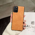 Luxury Bussiness Matte Leather TPU Phone Case For   S10 Lite Fashion Protection Shell. 