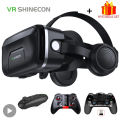 Shinecon Viar 3D Virtual Reality VR Glasses Headset Devices Helmet Lenses Goggles Smart For Smartphones Phone Game Mobile Viewer. 
