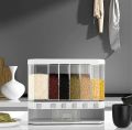 6-Grid Storage Wall Mounted Food Dispenser. 