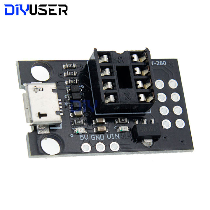 DIYUSER%20ATtiny13A%20/%20ATtiny25%20/%20ATtiny45%20/%20ATtiny85%20Pluggable%20ATTINY%20Development%20Programming%20Bare%20Board%20-%20Image%204