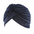 Stretchy Knot Twist Turban Bandanas Women Headscarf Bonnet Muslim Hijab Indian Hats Female Chemo Cap Adult Solid Color Head Wrap. 