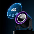 USB desktop/hanging multi-purpose small fan LCD portable small fan with LCD display power level. 
