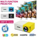 YG300 Pro LED Mini Projector 1080P Full HD Supported HD/M USB AV TF PS4 Portable Home Media Player. 