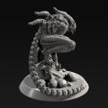 55mm 75mm 90mm Alien Mechanical Alien Resin Model Figure Gk Micro Miniature 3d Printed White Model Toy Unassembled Unpainted Kit. 