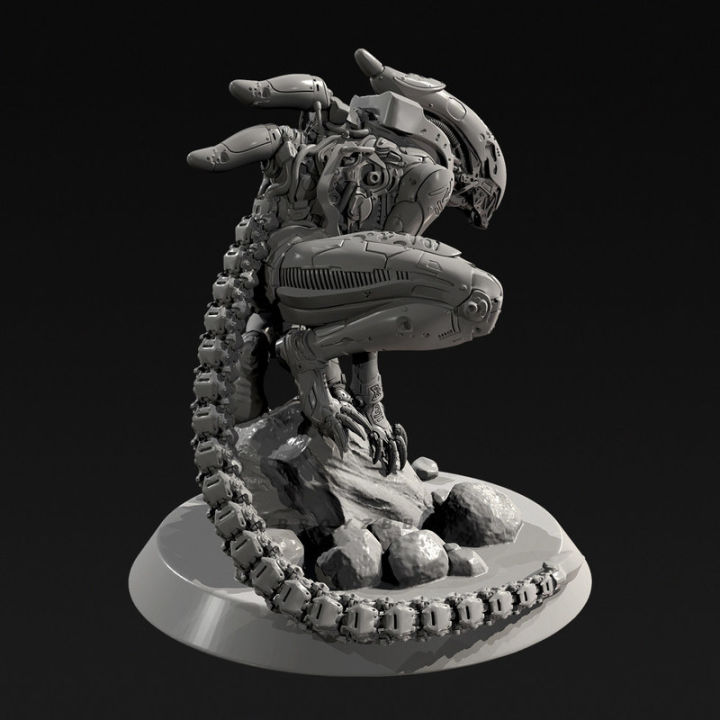 55mm%2075mm%2090mm%20Alien%20Mechanical%20Alien%20Resin%20Model%20Figure%20Gk%20Micro%20Miniature%203d%20Printed%20White%20Model%20Toy%20Unassembled%20Unpainted%20Kit%20-%20Image%204