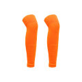 Adult Leg Warmers Elastic Soccer Shin Guard Calf Socks Over Knee Men Sports Compression Protection Long Sleeve Training Socks. 
