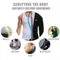 Slim 'n lift men's belly button slimming vest. 