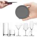 6Pcs 10cm Silicone Coasters Round Heat Resistant  Tea Cup Mat Drink Coffee Mug Glass Beverage Holder Pad Decor Table Mat. 