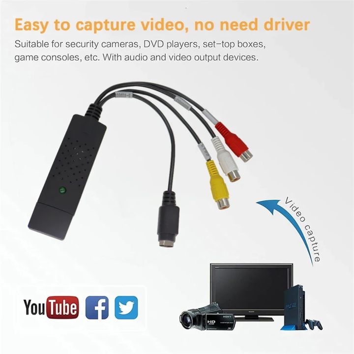 USB2.0%20Audio%20Video%20Capture%20Card%20TV%20Tuner%20VHS%20To%20DVD%20Video%20Capture%20Converter%20For%20Win7/8/XP/Vista%20with%20USB%20Cable%20-%20Image%204