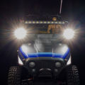 Super Bright LED Light Bar 21x21mm Square A-Pillar Lamp for 1/10 1/8 1/6 RC Crawlers Axial SCX6 Wraith TRX4 4WD.