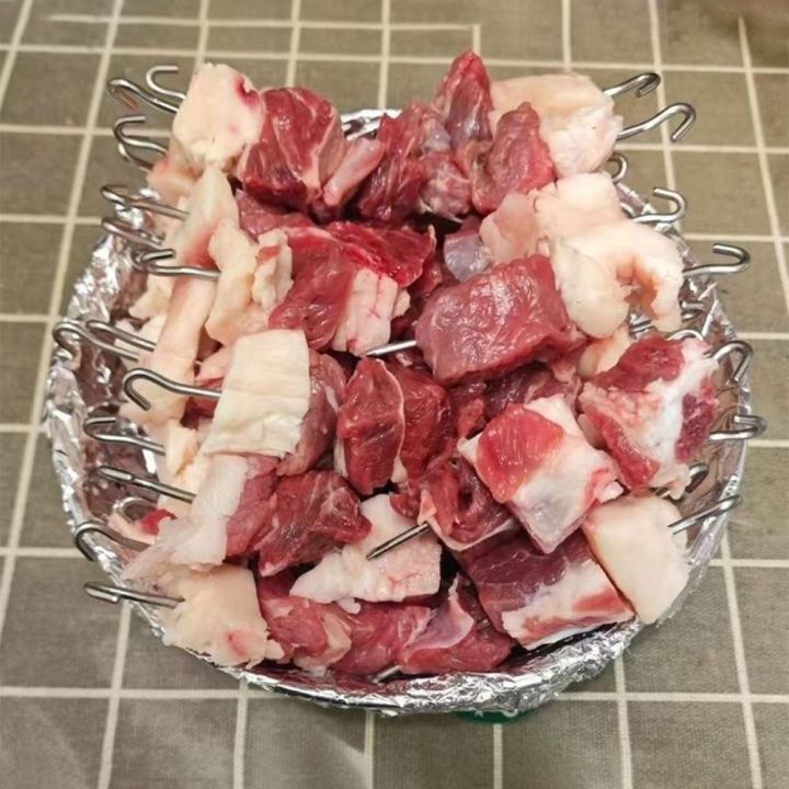 Stainless%20Steel%20Vertical%20Grill%20Rack%20String%20Grill%20Detachable%20Skewer%20Holder%2012/24/49%20Baking%20Needle%20for%20Air%20Fryer%20Accessory%20-%20Image%203