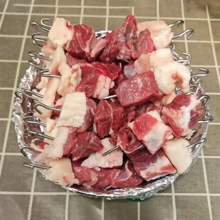 Stainless%20Steel%20Vertical%20Grill%20Rack%20String%20Grill%20Detachable%20Skewer%20Holder%2012/24/49%20Baking%20Needle%20for%20Air%20Fryer%20Accessory%20-%20Image%203