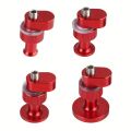 4Pcs Aluminum Alloy Car Body Dent Removal Pulling Reuse Tabs For Car Repair Round Joint Effective Removal Tool. 