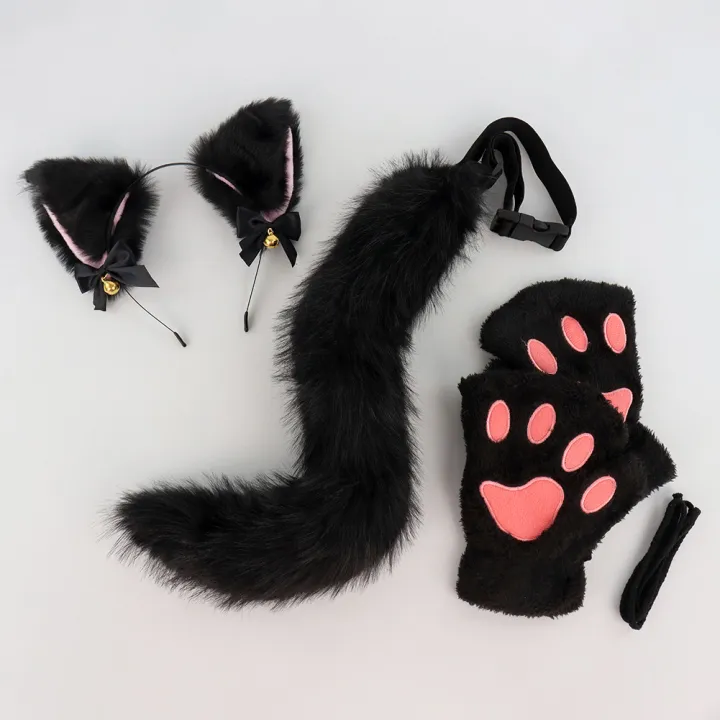 Halloween%20Cats%20Costume%20Set%20for%20Girl%20Cosplay,%20Halloween%20Cats%20Costume%20Accessories%20with%20Headband,%20Tail,%20Gloves%203Pcs%20-%20Image%202