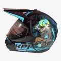 KPI KH6 Single Visor Solid Dirt Helmet For Off-road Riders.. 