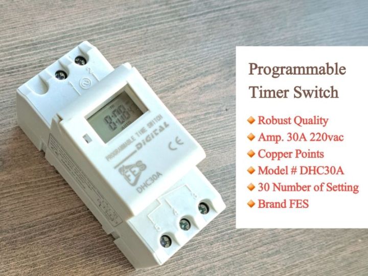Digital Timer Switch Switch || Programmable Timer || Dhc-30A Timer