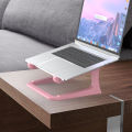 Ergonomic laptop stand with keyboard stand - portable desktop lift, suitable for MacBook, PC, tablet - sturdy. 